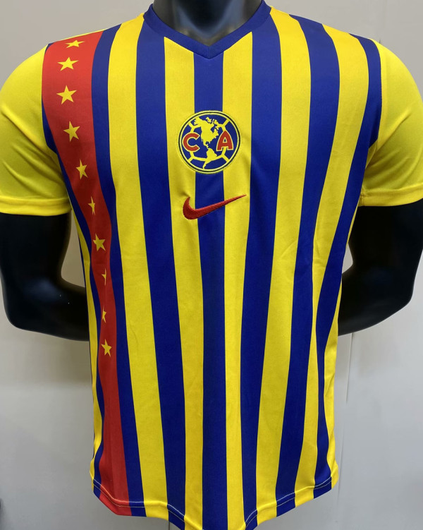 2006 Club America Special Version Yellow Retro Soccer Jersey