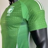 2024 Saudi Arabia Home Green Player Version Soccer Jersey
