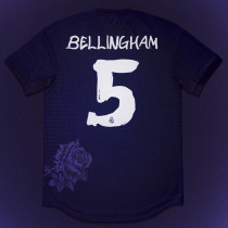 BELLINGHAM #5 RM x Y3 Purple Fans Soccer Jersey 2024/25 紫色