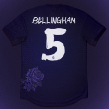 BELLINGHAM #5 RM x Y3 Purple Fans Soccer Jersey 2024/25 紫色