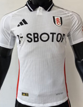 2024/25 Fulham Home White Player Version Soccer Jersey
