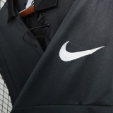 2004 Brazil Special Edition Black Retro Long Sleeve Jersey