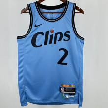 2025 Clippers LEONARD #2 Blue NBA Jerseys