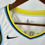 2025 Pacers SIAKAM #43 White City Edition NBA Jerseys