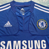 2009 CFC Home Blue Retro Long Sleeve Soccer Jersey