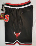 Bulls Black Four Bags NBA Pants
