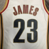 2003/04 Cleveland JAMES #23 Retro White NBA Jerseys热压