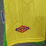 1992-1994 M Utd Yellow And Green Retro Soccer Jersey