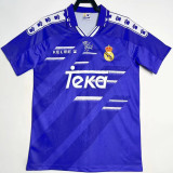 1994/96 RM Blue Away Retro Soccer Jersey