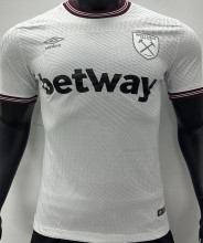 2023/24 West Ham Away White Player Version Soccer Jersey