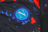 2024/25 Napoli Red Black Kids Sweater Tracksuit