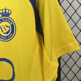 RONALDO #7 Al Nassr Home Yellow Fans Jersey 2024/25 (Cup Font 杯赛字体)
