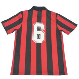 1988/89 AC Milan Home Long Sleeve Retro Jersey