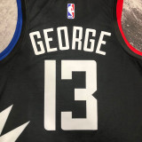 2023 Clippers GEORGE #13 Black NBA Jerseys