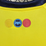 2023/24 Ecuador Home Yellow Fans Soccer Jersey