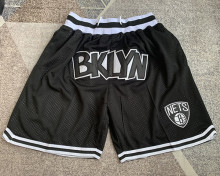 Nets Black Four Bags NBA Pants