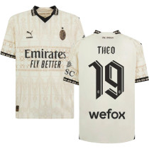 THEO #19 AC Milan x PUMA x Pleasures 4Th Fans Jersey 2023/24 欧冠体