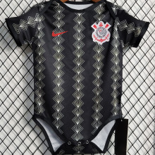 2023/24 Corinthians Black Baby Suit
