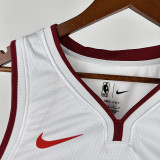 2024/25 Miami Heat JAQUEZ JR. #11 White NBA Jerseys