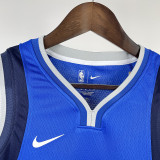 Mavericks DOECIC #77 Blue Kids NBA Jersey 热压