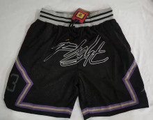 Bulls Black Four Bags NBA Pants