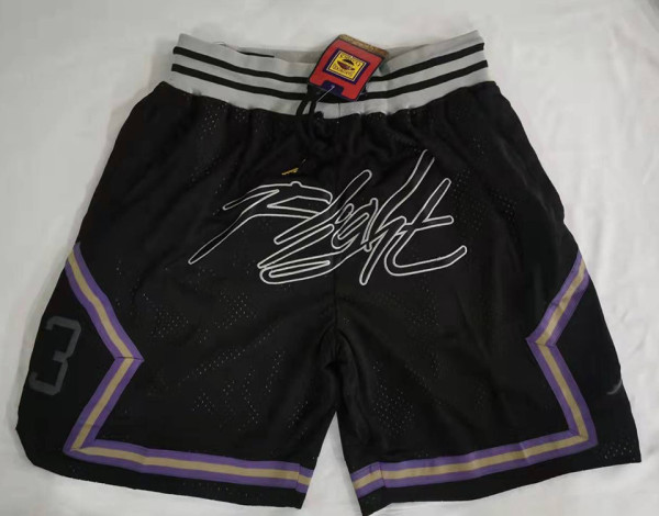 Bulls Black Four Bags NBA Pants