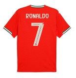 2025 Portugal Home Red Player Version Soccer Jersey