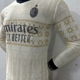 2023/24 AC Milan x PUMA x Pleasures 4Th Player Version Long Sleeve Jersey