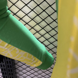 2024/25 Brazil Home Yellow Player Version Long Sleeve Jersey