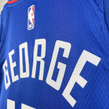 2023/24 Clippers GEORGE #13 Blue NBA Jerseys