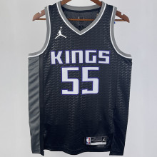 2023/24 Kings WILLIAMS #55 Black NBA Jerseys 热压