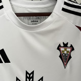 2024/25 Albacete Home White Fans Soccer Jersey 阿尔巴赛特