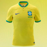 2022/23 Brazil Home Yellow Long Sleeve Jersey