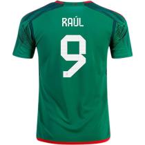 RAÚL #9 Mexico 1:1 Quality Home Green Fans Jersey 2022/23