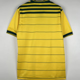 1984 Brazil Home Yellow Retro Soccer Jersey