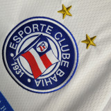 2023/24 Bahia Home White Fans Soccer Jersey
