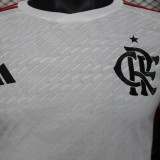 2024/25 Flamengo Away White Player Version Soccer Jersey