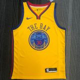 2018 Warriors CURRY #30 The Bay NBA Jerseys Hot Pressed