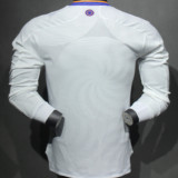 2021/22 RM Home White Player Version Long Sleeve Soccer Jersey