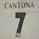 1998/99 M Utd Away White Retro Soccer Jersey