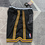 Lakers Black Four Bags NBA Pants