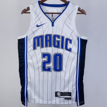 2023/24 Magic FULTZ #20 White NBA Jerseys 热压