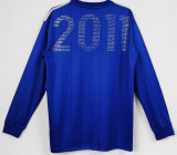 2011 Universidad de Chile Commemorative Edition Blue Long Sleeve Retro Soccer Jersey