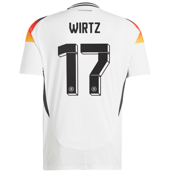 WIRTZ #17 Germany Home White Fans Soccer Jersey 2024/25