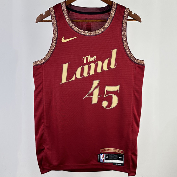 2023/24 Cleveland MITCHELL #45 Red City Edition NBA Jerseys
