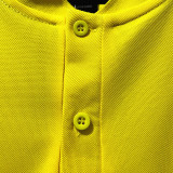 2022 Brazil Yellow POLO Soccer Jersey有钮