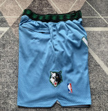 Timberwolves Blue Four Bags NBA Pants