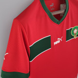 ZIYECH #7 Morocco Home Red Fans Jersey 2022/23