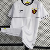 2023/24 Sport Recife Away White Fans Soccer Jersey