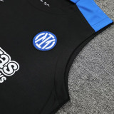 2024/25 In Milan Black Vest Training Jersey(A Set)